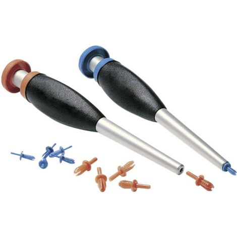 HellermannTyton HTWD-RT6 Outil de rivetage orange robuste