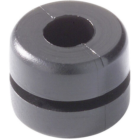 HellermannTyton HV1212-PVC-BK-N1 Kabeldurchführung   Klemm-Ø (max.) 4 mm Plattenstärke (max.) 1 mm P