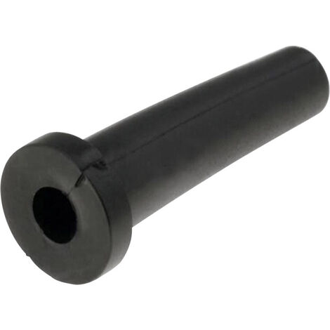 HellermannTyton HV2101-PVC-BK-M1 Knickschutztülle   Klemm-Ø (max.) 5.5 mm  PVC Schwarz 1 St.