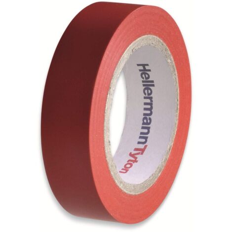 HELLERMANNTYTON Isolierband, 710-00101, HelaTapeFlex15, rot, 15mmx10m