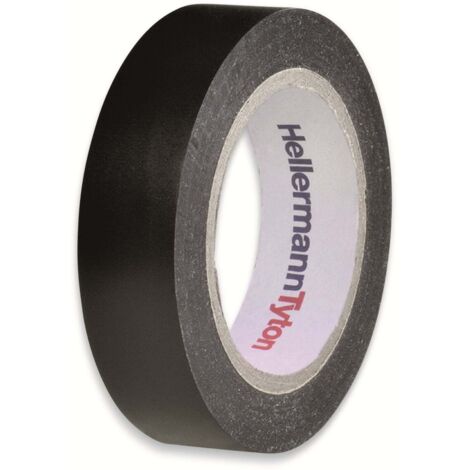 HELLERMANNTYTON Isolierband, 710-00104, HelaTapeFlex15, schwarz, 15mmx10m