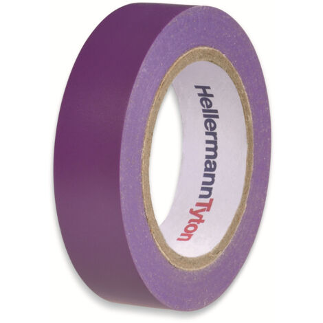 HELLERMANNTYTON Isolierband, 710-00109, HelaTapeFlex15, violett, 15mmx10m