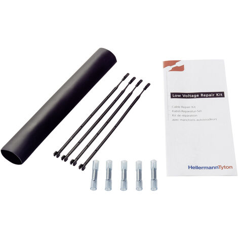 HellermannTyton Kabel-Reparatur-Set schwarz LVRK-L-24/6-200POXBK