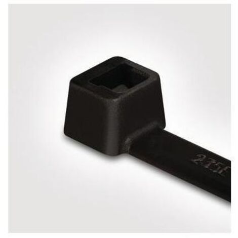 HELLERMANNTYTON Kabelbinder innenverzahnt, 111-05460, 390x4,7 T80L W Schwarz 100 ST