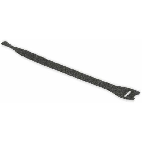 HellermannTyton   Klettkabelbinder zum Bündeln Haft- und Flauschteil (L x B) 150 mm x 12.5 mm Schwar