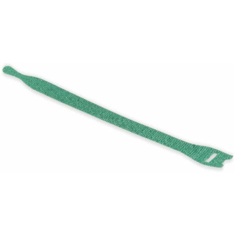 HellermannTyton   Klettkabelbinder zum Bündeln Haft- und Flauschteil (L x B) 200 mm x 12.5 mm Grün 1