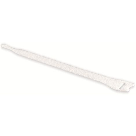 HellermannTyton   Klettkabelbinder zum Bündeln Haft- und Flauschteil (L x B) 200 mm x 12.5 mm Weiß 1