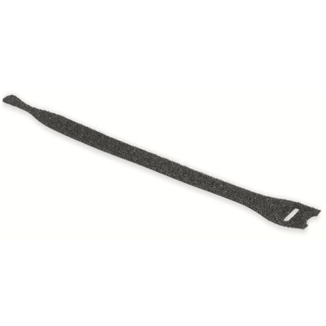 HellermannTyton   Klettkabelbinder zum Bündeln Haft- und Flauschteil (L x B) 330 mm x 12.5 mm Schwar