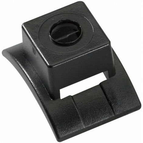 HellermannTyton LKC-N66-BK-C1 Befestigungssockel schraubbar 151-27010    Schwarz 1 St.