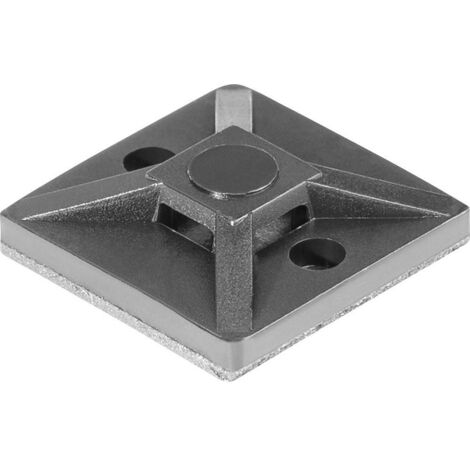 HellermannTyton MAGMB3-PA66/NDFEBR5-BK (25) Embase de fixation 151-04462 noir 25 pc(s)