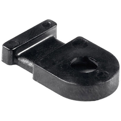 HellermannTyton MB2-PA66-BK Befestigungssockel schraubbar, nieten 151-28210    Schwarz 1 St.