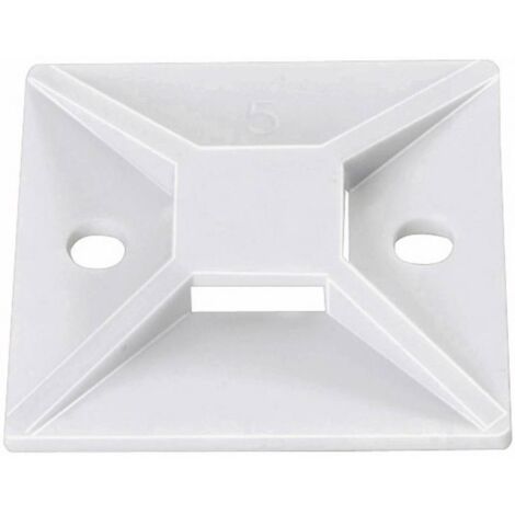 HELLERMANNTYTON MB5-N66-NA-C1-BASE DI FISSAGGIO AUTOADESIVA, AVVITABILE, 4 PRESE, 151-00324