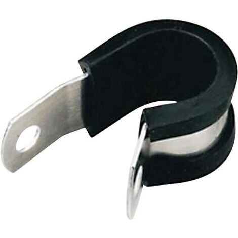 HellermannTyton Modèle 211-15110 pince à câble noir aluminium