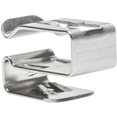 HellermannTyton MSC2LP-SS304-ML Kabelclip steckbar 151-01699 Bündel-Ø-Bereich 4.1 bis 7.0 mm   Stahl