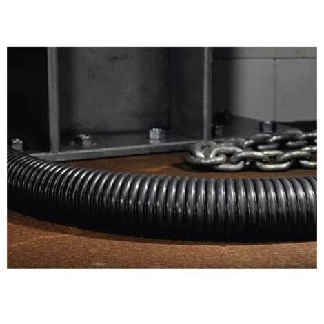HellermannTyton PCS32 guaina ondulata nera 28,10 mm acciaio