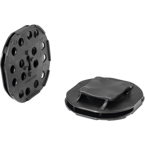 HellermannTyton PMB8-PA66/6HIRHS-BK Pastensockel  151-03196 Bündel-Ø-Bereich 13 mm (max)  halogenfre