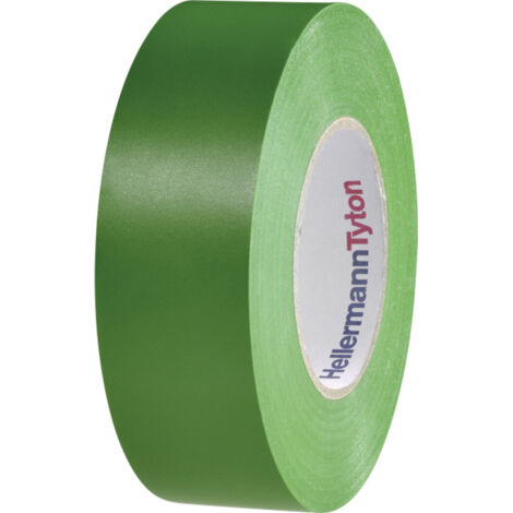HellermannTyton PVC Isolierband 15-19x20 grün HTAPE-FLEX15-19x20GN