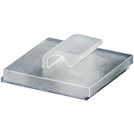 HellermannTyton RB5-N66-NA-C1 Befestigungssockel selbstklebend 151-14059 Bündel-Ø-Bereich 2.30 mm (m