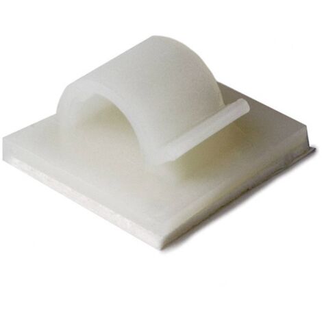 HellermannTyton RB8-PA66-NA Basetta di fissaggio autoadesivo 151-13606 Ø fascio (fisso)=8 mm Naturale 100 pz.
