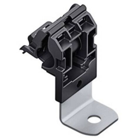 HellermannTyton RCA90SM6-PA66HIRHSUV/ST/ZN-BK Befestigungselement schraubbar 151-01643 Bündel-Ø-Bere