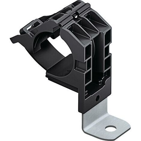 HellermannTyton RCC90SM6-PA66HIRHSUV/ST Elément de fixation vissable 151-01659 Plage de Ø du faisceau 19.40 à 36 mm résistant aux chocs, stabilis R088971