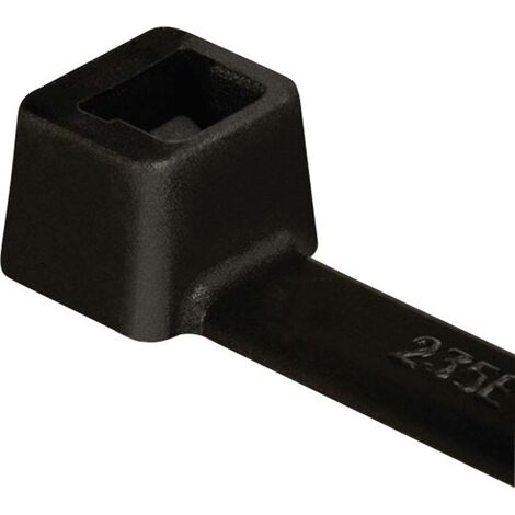 HellermannTyton T30L-W-BK-C1 fascetta nera 190 mm