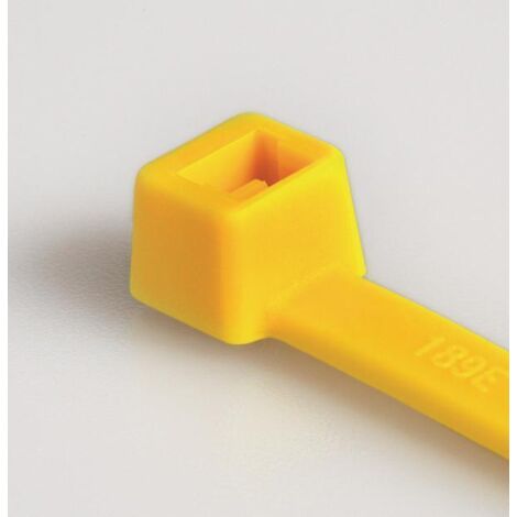 HellermannTyton Tipo T brida de sujeción amarilla 150 mm