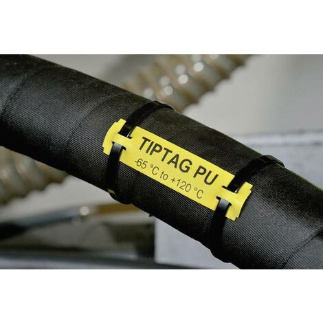 HellermannTyton TTAGPU15X65YE-PUR-YE (190) Porte-étiquette 556-25011 R041561