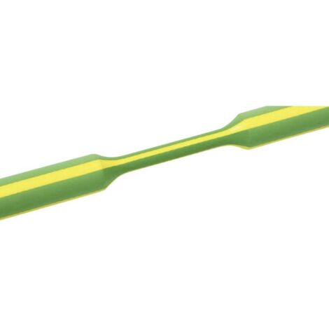 HellermannTyton tubo termorestringente Tredux verde-giallo 1 m