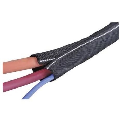 Hellermanntyton Twist-In-FR 38 guaina nera e bianca
