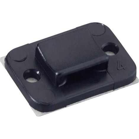 HellermannTyton TY3G1S-W-C1 Befestigungssockel selbstklebend, schraubbar 151-11310   halogenfrei, UV