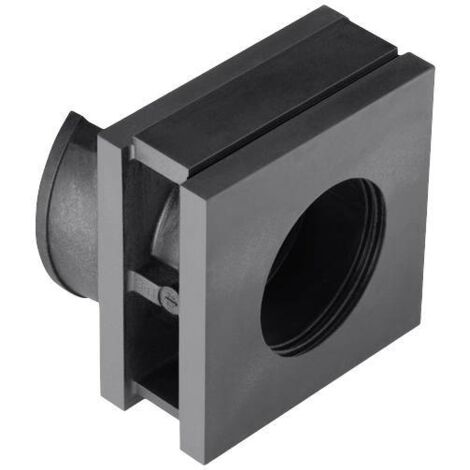 HellermannTyton VP-L26-27Ins-sgl-PL-BK Embase simple sans halogène TPE noir 1 pc(s) R943922