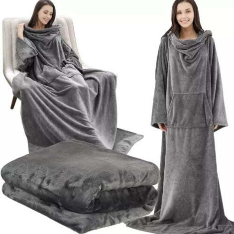 Hellgraues sweatshirt und bademantel ruhhy 22649