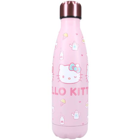 Hello Kitty 700ml Edelstahl Trinkflasche – Auslaufsichere Wasserflasche für Schule & Freizeit