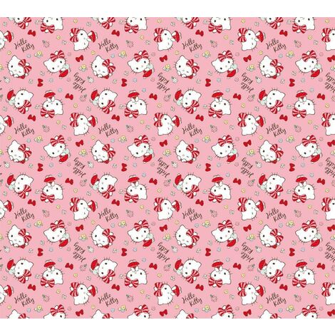 Hello Kitty Coppia di Tende per Finestre Rosa 180x160cm