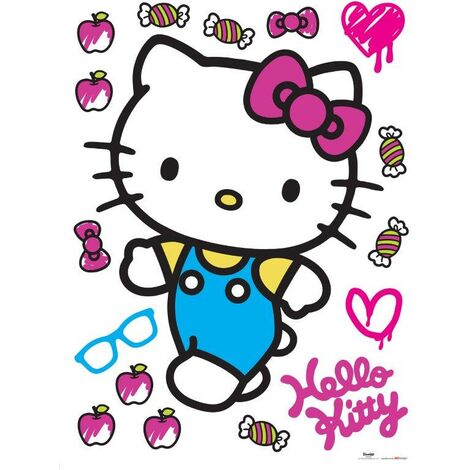 Hello Kitty Decorazione Adesiva 65x85cm
