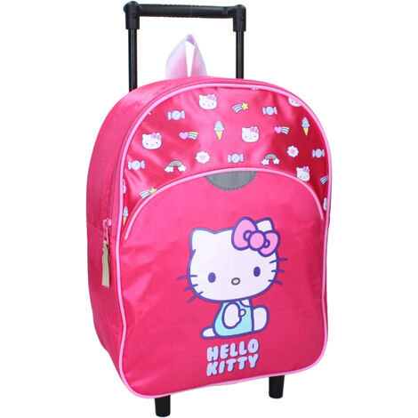 Hello Kitty Follow The Rainbow Trolley – Mit verstellbaren Schultergurten und Rollen