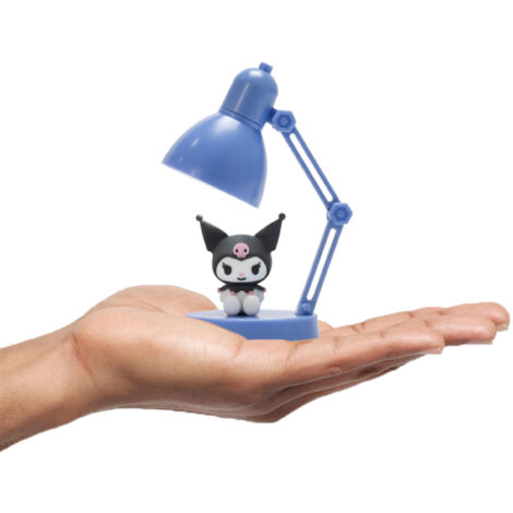 HELLO KITTY MINI LAMPE AVEC FIGURINE DE JOUET, DÉCORATION DE BUREAU KAWAII, JOLI CADEAU DE COLLECTION - KUROMI