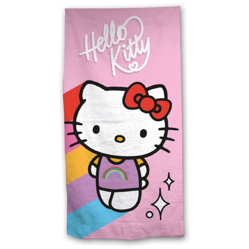 Aymax Hello Kitty Strandtuch 140x70 Cm Weiches Badehandtuch Für Fans