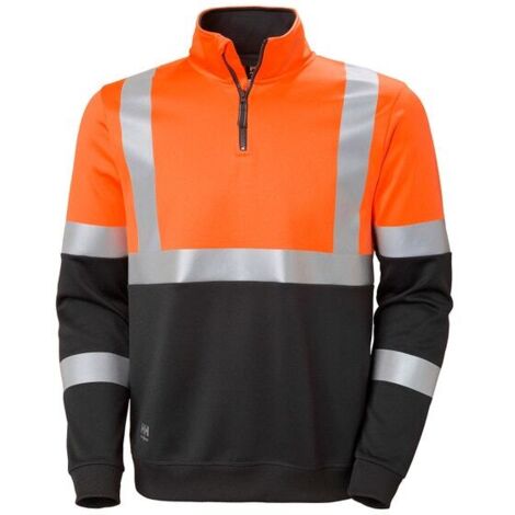 Helly Hansen Warn-Sweat-ZIP, orange, Gr. M
