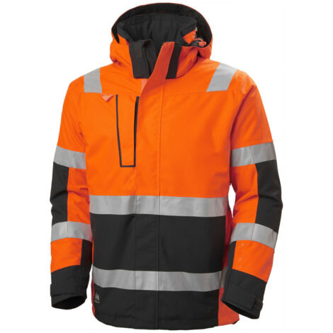 Helly Hansen Winterjacke ALNA, warnorange/ebony, Gr. M