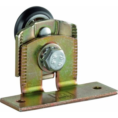 HELM 28 Rollapparat verzinkt,  gelb,  einachsig