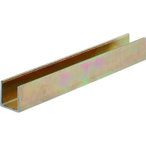 WOELM HELM 340 U-Profil verzinkt, gelb, Lagerlänge 6000mm