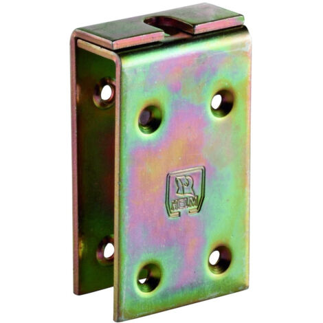 WOELM HELM 498 Verstärkungslasche verzinkt, gelb, für Holz