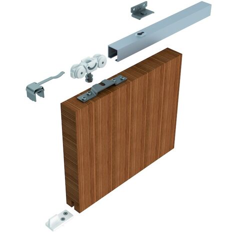 HELM 50 Garnitur m. Winkeln Aluminium blank, Schiene 2150mm