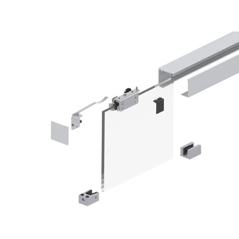 HELM GT-L 50 Garnitur EV1 eloxiert, Schiene 2500 mm, Wandbef