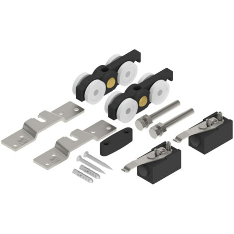 HELM Holzschiebetür 140 Set einflügelig, für Holz, bis 140 kg