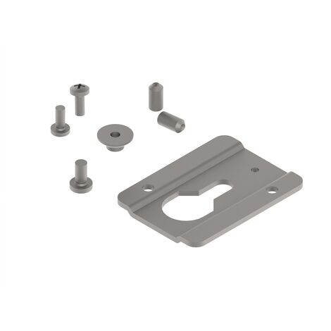 HELM WTR Befestigungsplatten für Befestigungsschiene Schienenlänge 3100 mm