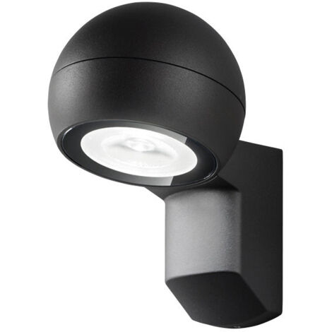 HELMET Applique alluminio colore grafite 1 luce a led interno/esterno LED 12W 750LM 4000K