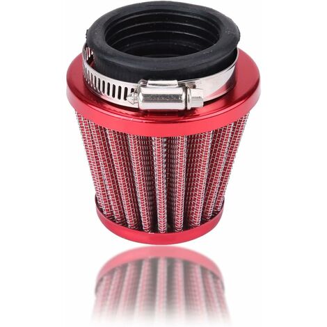 Héloise Kit de filtre d'admission d'air pour moto, 44 mm, universel, auto haut débit d'admission d'air froid, scooter, VTT